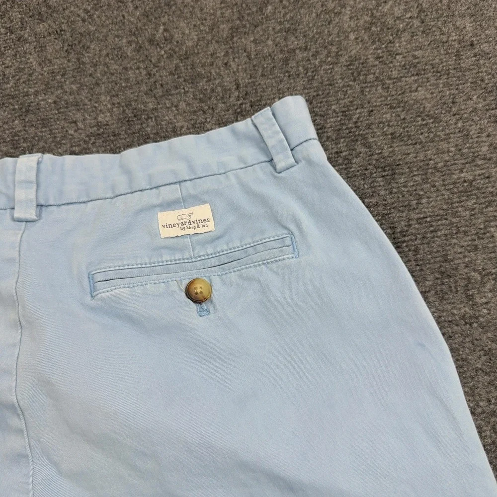 Vineyard Vines Breaker Pant Mens 30x30 Light Blue Cotton Spandex Chino Preppy